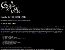 Tablet Screenshot of cruelladeville.com
